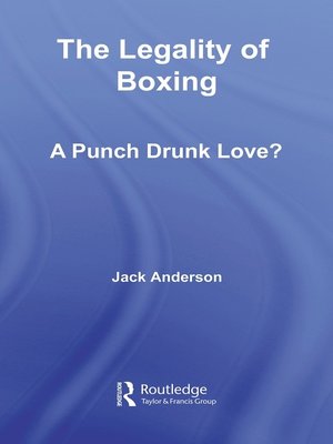 cover image of The Legality of Boxing